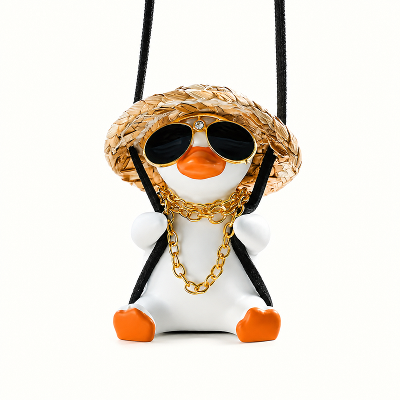 Load image into Gallery viewer, Top Tier Big Drip Duck Mirror Charm
