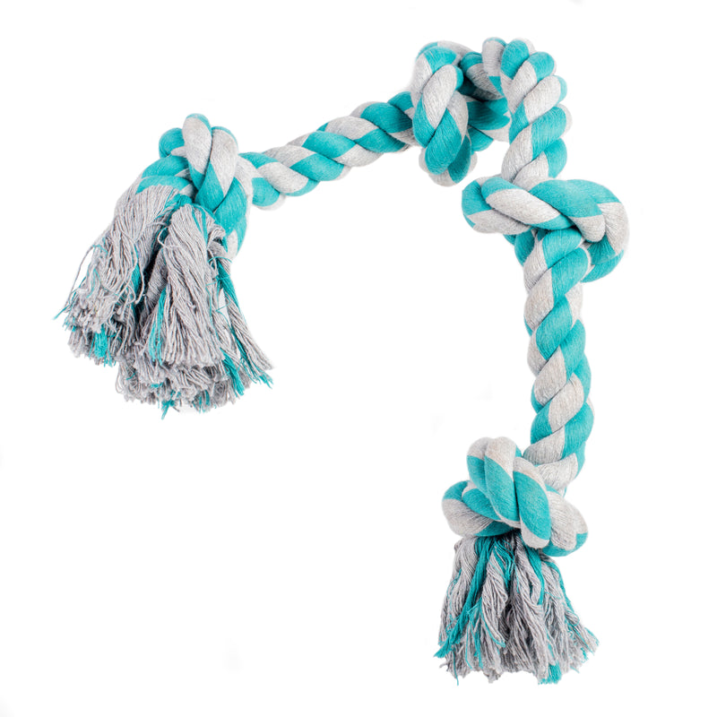 Load image into Gallery viewer, 4 Knot 28" Rope Toy for Aggressive Chewers

