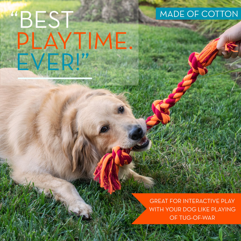 Load image into Gallery viewer, 5 Knot 36" Rope Toy for Aggressive Chewers
