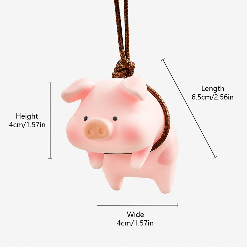 Load image into Gallery viewer, Top Tier Love Pig Mirror Hanger
