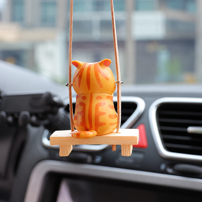 Load image into Gallery viewer, Top Tier Swing Cat Mirror Hanger
