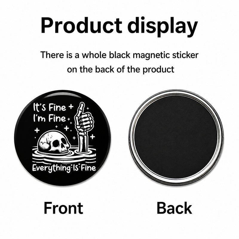 Load image into Gallery viewer, Everything’s Fine Magnetic Clip
