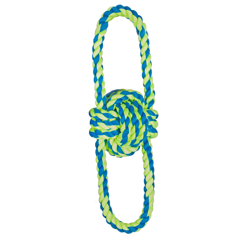 Load image into Gallery viewer, Rope Toy With Knot in the Middle 12"

