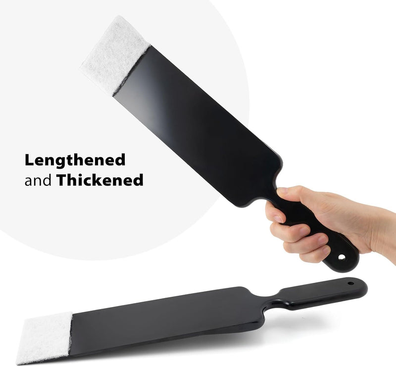 Load image into Gallery viewer, Black Long Reach Paddle Scrubber
