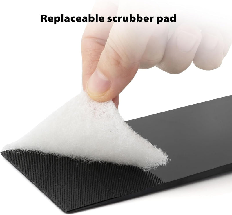 Load image into Gallery viewer, Black Long Reach Paddle Scrubber
