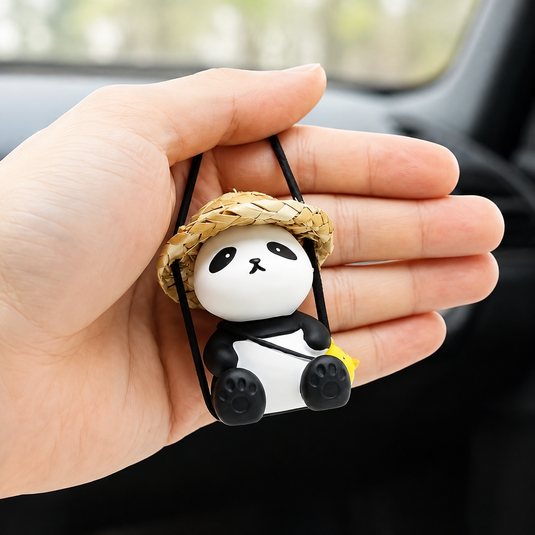 Top Tier Panda Swing Mirror Charm