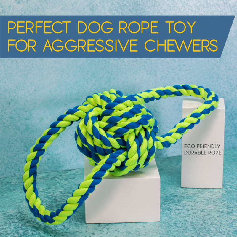 Load image into Gallery viewer, 7-Piece Big Dog Toy Bundle – Rope Toys, Flying Disc &amp; Travel Bowl - Free Shipping!
