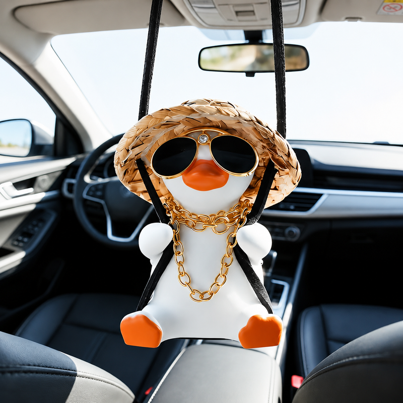 Load image into Gallery viewer, Top Tier Big Drip Duck Mirror Charm
