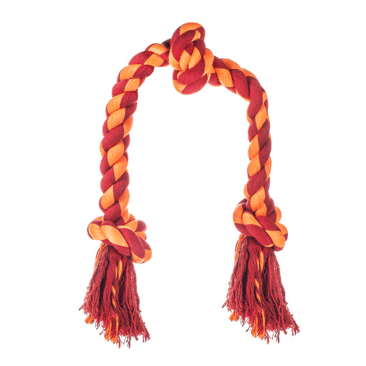 3 Knot Rope Toy for Aggresive Chewers 22"