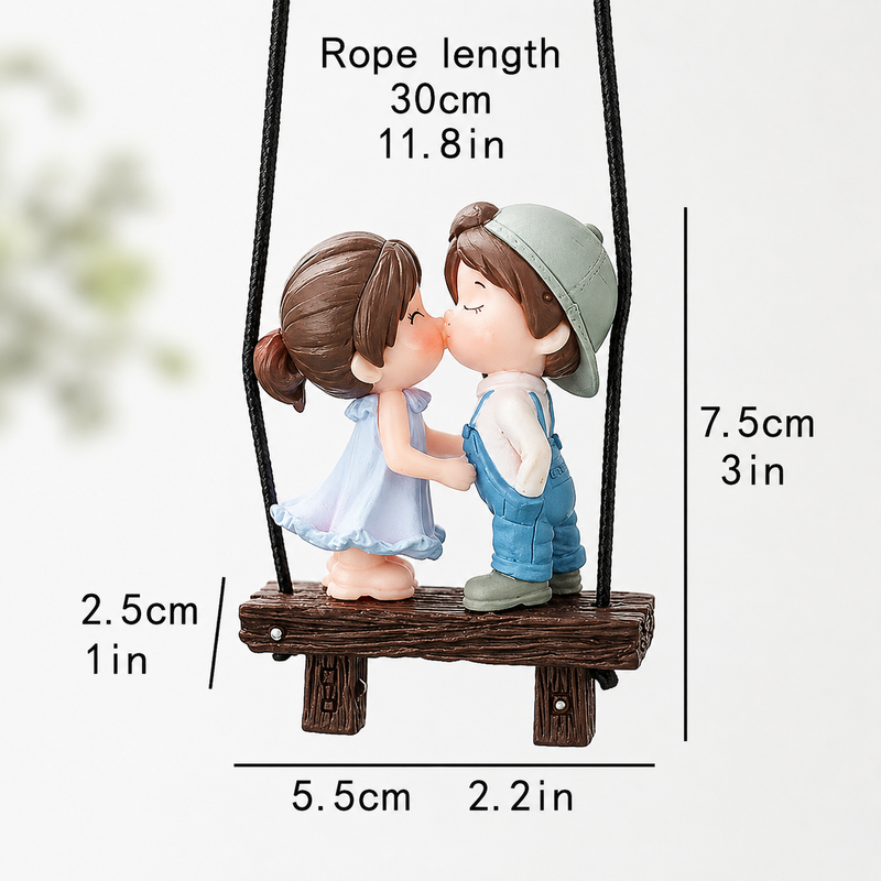 Load image into Gallery viewer, Top Tier Love Swing Mirror Charm
