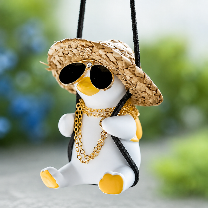 Load image into Gallery viewer, Top Tier Big Drip Duck Mirror Charm

