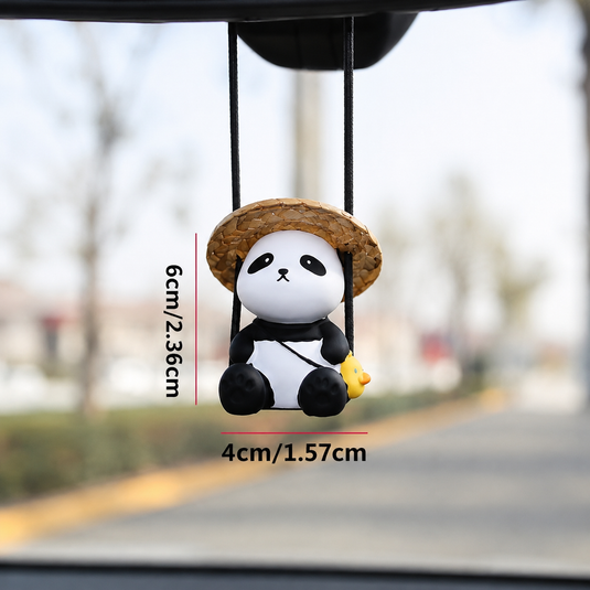 Top Tier Panda Swing Mirror Charm