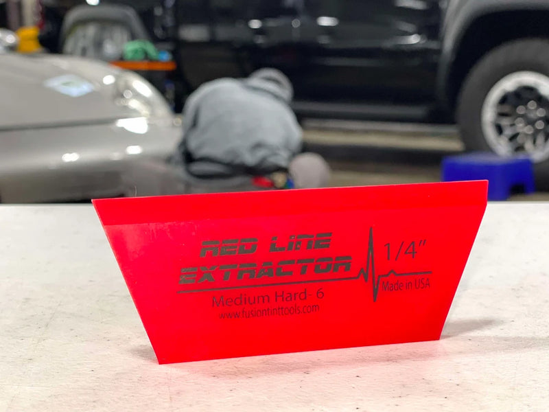 Load image into Gallery viewer, 5" Red Line Extractor 1/4" - Single Bevel Blade Cropped
